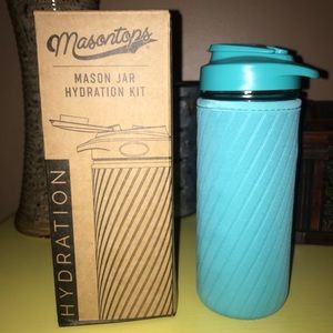 Masontops Glass Water Bottle